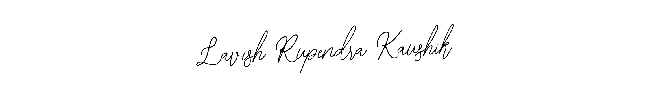 if you are searching for the best signature style for your name Lavish Rupendra Kaushik. so please give up your signature search. here we have designed multiple signature styles  using Bearetta-2O07w. Lavish Rupendra Kaushik signature style 12 images and pictures png