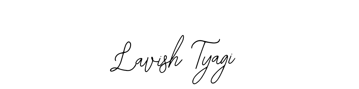 How to make Lavish Tyagi name signature. Use Bearetta-2O07w style for creating short signs online. This is the latest handwritten sign. Lavish Tyagi signature style 12 images and pictures png