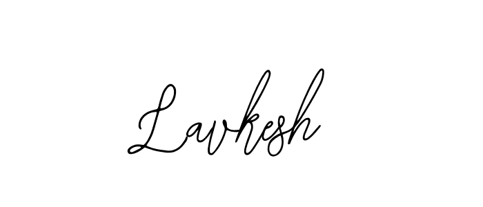 Use a signature maker to create a handwritten signature online. With this signature software, you can design (Bearetta-2O07w) your own signature for name Lavkesh. Lavkesh signature style 12 images and pictures png