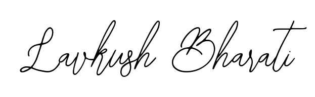 Upgrade your professional image with Lavkush Bharati signature created with Bearetta-2O07w font. Fast, free, and watermark-free download. Lavkush Bharati signature style 12 images and pictures png