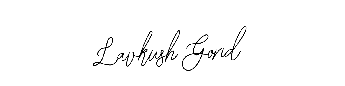 How to make Lavkush Gond signature? Bearetta-2O07w is a professional autograph style. Create handwritten signature for Lavkush Gond name. Lavkush Gond signature style 12 images and pictures png