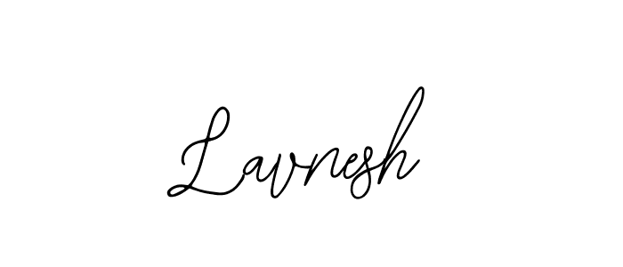 How to make Lavnesh name signature. Use Bearetta-2O07w style for creating short signs online. This is the latest handwritten sign. Lavnesh signature style 12 images and pictures png