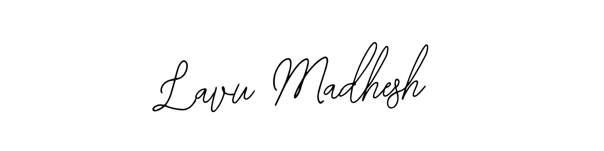 How to make Lavu Madhesh signature? Bearetta-2O07w is a professional autograph style. Create handwritten signature for Lavu Madhesh name. Lavu Madhesh signature style 12 images and pictures png