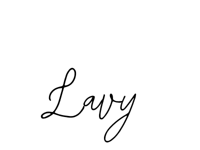 How to make Lavy signature? Bearetta-2O07w is a professional autograph style. Create handwritten signature for Lavy name. Lavy signature style 12 images and pictures png