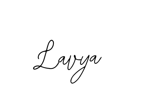 if you are searching for the best signature style for your name Lavya. so please give up your signature search. here we have designed multiple signature styles  using Bearetta-2O07w. Lavya signature style 12 images and pictures png