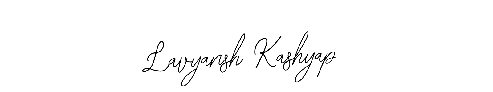 Use a signature maker to create a handwritten signature online. With this signature software, you can design (Bearetta-2O07w) your own signature for name Lavyansh Kashyap. Lavyansh Kashyap signature style 12 images and pictures png