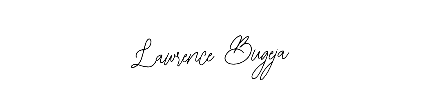 How to make Lawrence Bugeja name signature. Use Bearetta-2O07w style for creating short signs online. This is the latest handwritten sign. Lawrence Bugeja signature style 12 images and pictures png