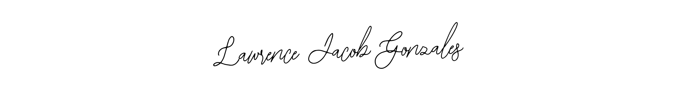 You should practise on your own different ways (Bearetta-2O07w) to write your name (Lawrence Jacob Gonzales) in signature. don't let someone else do it for you. Lawrence Jacob Gonzales signature style 12 images and pictures png
