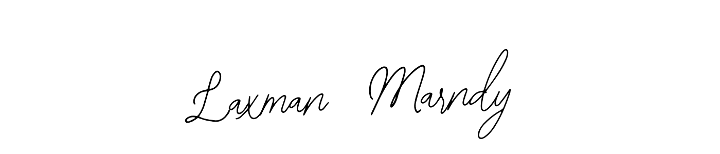 You should practise on your own different ways (Bearetta-2O07w) to write your name (Laxman  Marndy) in signature. don't let someone else do it for you. Laxman  Marndy signature style 12 images and pictures png