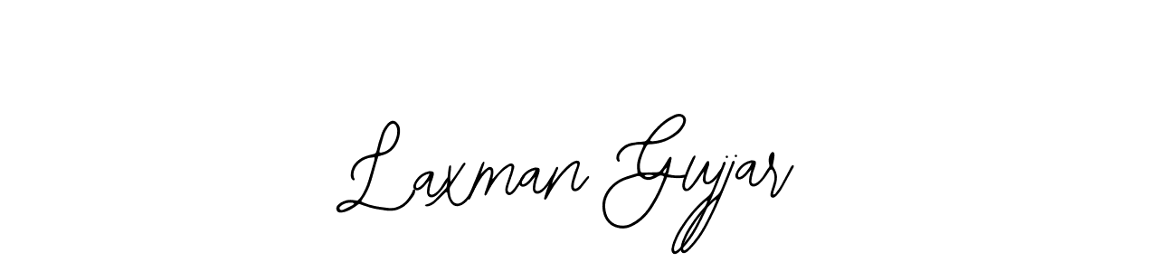 if you are searching for the best signature style for your name Laxman Gujjar. so please give up your signature search. here we have designed multiple signature styles  using Bearetta-2O07w. Laxman Gujjar signature style 12 images and pictures png