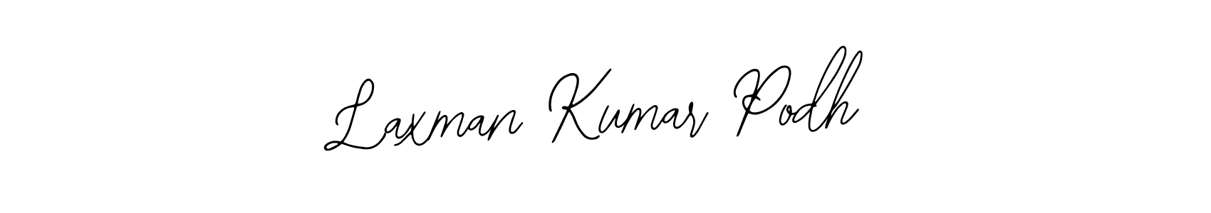 Use a signature maker to create a handwritten signature online. With this signature software, you can design (Bearetta-2O07w) your own signature for name Laxman Kumar Podh. Laxman Kumar Podh signature style 12 images and pictures png