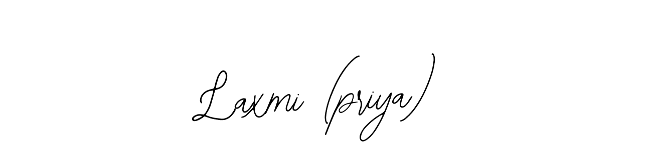 Make a beautiful signature design for name Laxmi (priya). With this signature (Bearetta-2O07w) style, you can create a handwritten signature for free. Laxmi (priya) signature style 12 images and pictures png