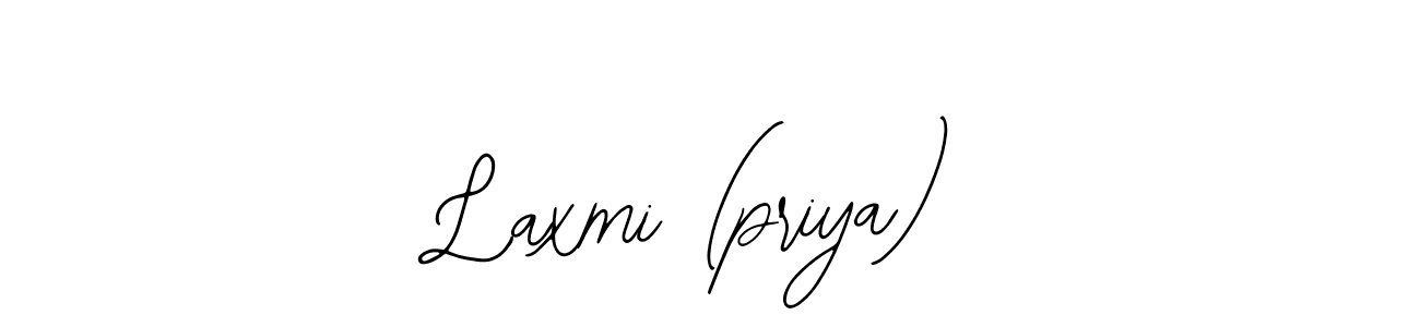 if you are searching for the best signature style for your name Laxmi (priya). so please give up your signature search. here we have designed multiple signature styles  using Bearetta-2O07w. Laxmi (priya) signature style 12 images and pictures png