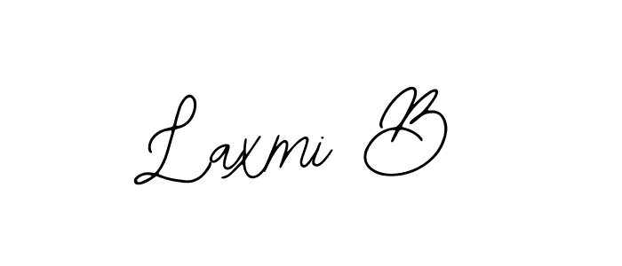 How to Draw Laxmi B signature style? Bearetta-2O07w is a latest design signature styles for name Laxmi B. Laxmi B signature style 12 images and pictures png