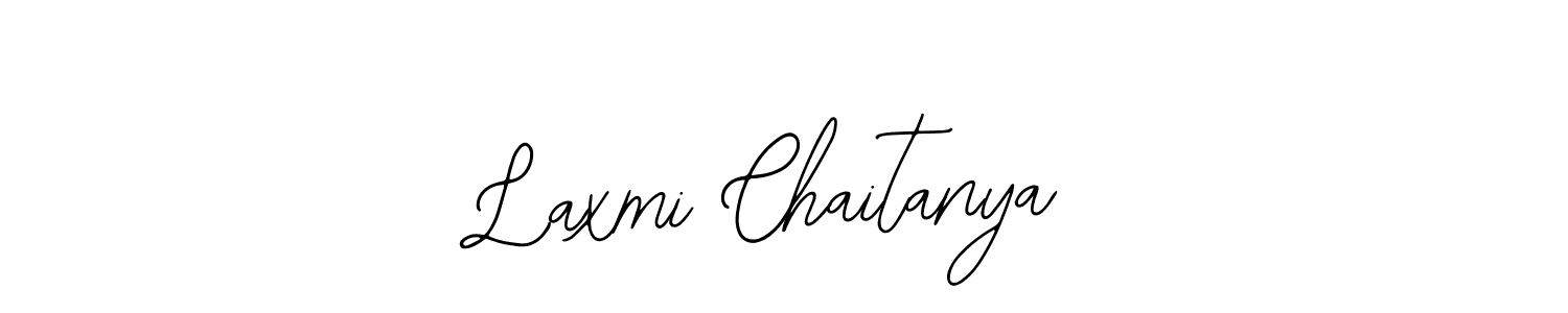 Design your own signature with our free online signature maker. With this signature software, you can create a handwritten (Bearetta-2O07w) signature for name Laxmi Chaitanya. Laxmi Chaitanya signature style 12 images and pictures png