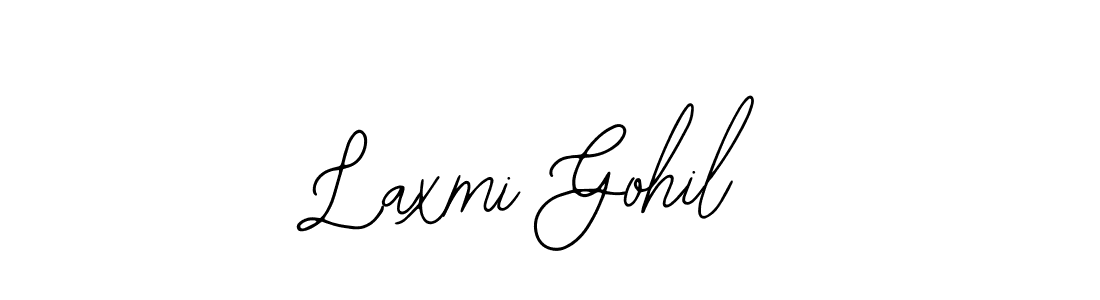 Create a beautiful signature design for name Laxmi Gohil. With this signature (Bearetta-2O07w) fonts, you can make a handwritten signature for free. Laxmi Gohil signature style 12 images and pictures png