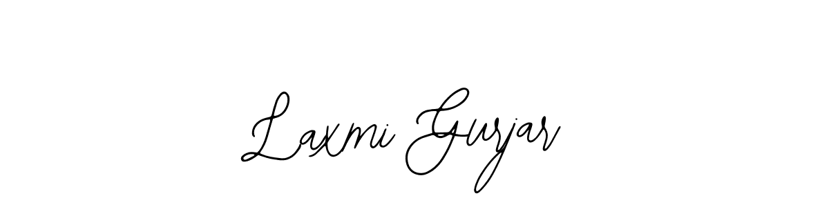 Use a signature maker to create a handwritten signature online. With this signature software, you can design (Bearetta-2O07w) your own signature for name Laxmi Gurjar. Laxmi Gurjar signature style 12 images and pictures png