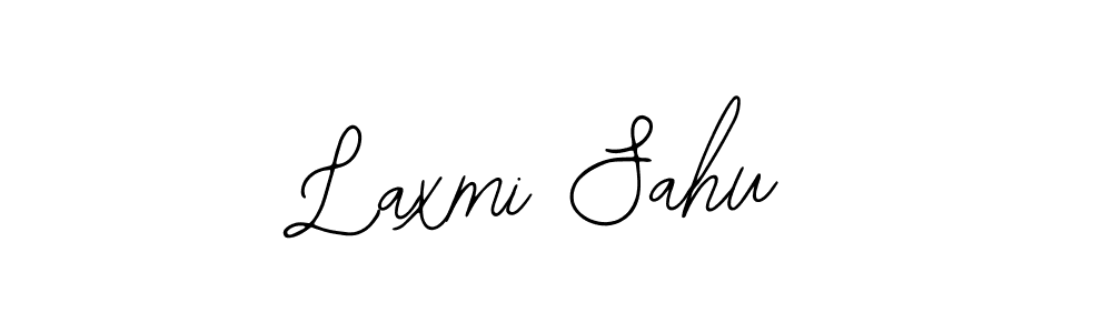 How to make Laxmi Sahu name signature. Use Bearetta-2O07w style for creating short signs online. This is the latest handwritten sign. Laxmi Sahu signature style 12 images and pictures png