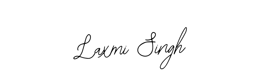 You should practise on your own different ways (Bearetta-2O07w) to write your name (Laxmi Singh) in signature. don't let someone else do it for you. Laxmi Singh signature style 12 images and pictures png