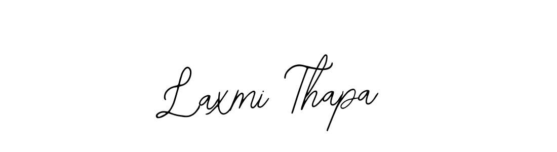 The best way (Bearetta-2O07w) to make a short signature is to pick only two or three words in your name. The name Laxmi Thapa include a total of six letters. For converting this name. Laxmi Thapa signature style 12 images and pictures png