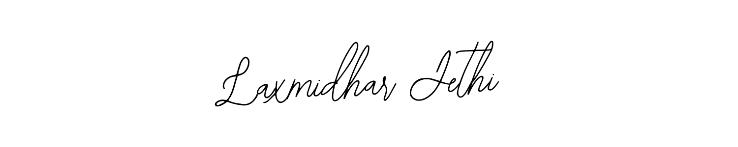 How to make Laxmidhar Jethi name signature. Use Bearetta-2O07w style for creating short signs online. This is the latest handwritten sign. Laxmidhar Jethi signature style 12 images and pictures png