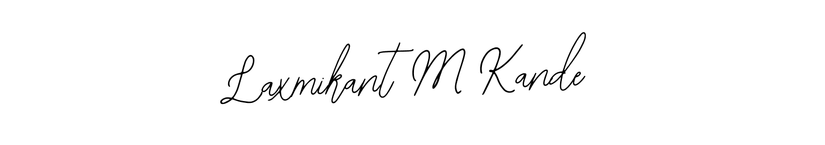 Also You can easily find your signature by using the search form. We will create Laxmikant M Kande name handwritten signature images for you free of cost using Bearetta-2O07w sign style. Laxmikant M Kande signature style 12 images and pictures png