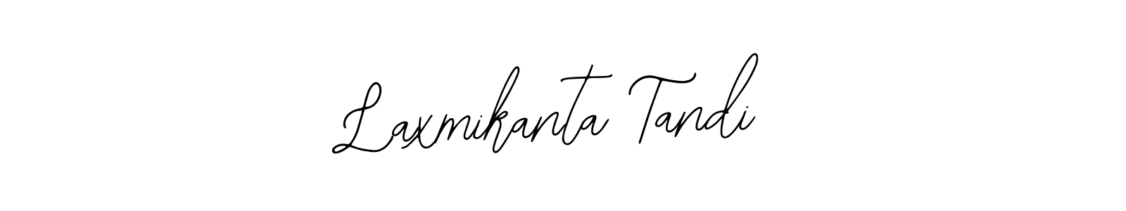 The best way (Bearetta-2O07w) to make a short signature is to pick only two or three words in your name. The name Laxmikanta Tandi include a total of six letters. For converting this name. Laxmikanta Tandi signature style 12 images and pictures png