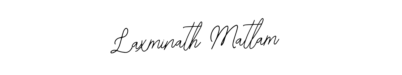 Create a beautiful signature design for name Laxminath Matlam. With this signature (Bearetta-2O07w) fonts, you can make a handwritten signature for free. Laxminath Matlam signature style 12 images and pictures png