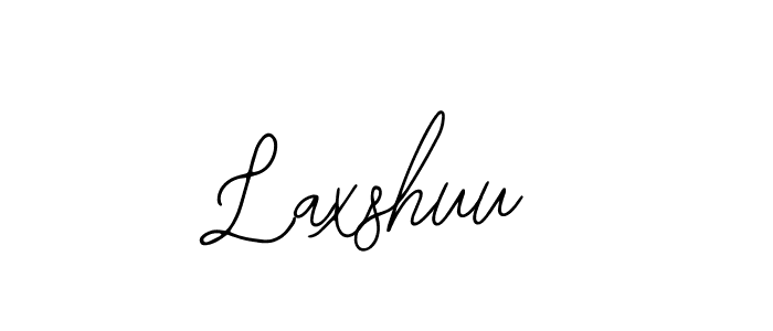 How to make Laxshuu name signature. Use Bearetta-2O07w style for creating short signs online. This is the latest handwritten sign. Laxshuu signature style 12 images and pictures png