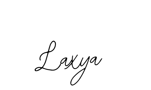 Design your own signature with our free online signature maker. With this signature software, you can create a handwritten (Bearetta-2O07w) signature for name Laxya. Laxya signature style 12 images and pictures png