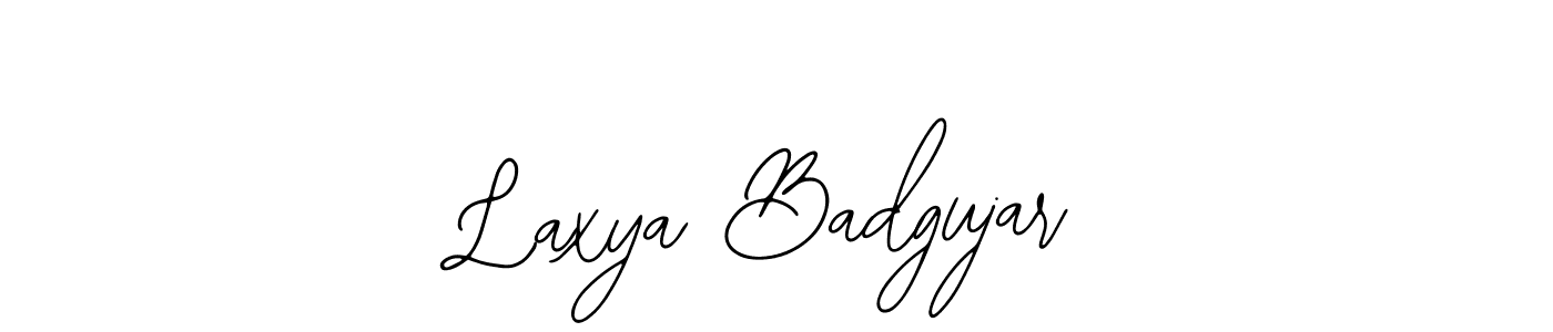 Check out images of Autograph of Laxya Badgujar name. Actor Laxya Badgujar Signature Style. Bearetta-2O07w is a professional sign style online. Laxya Badgujar signature style 12 images and pictures png