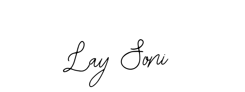 Design your own signature with our free online signature maker. With this signature software, you can create a handwritten (Bearetta-2O07w) signature for name Lay Soni. Lay Soni signature style 12 images and pictures png