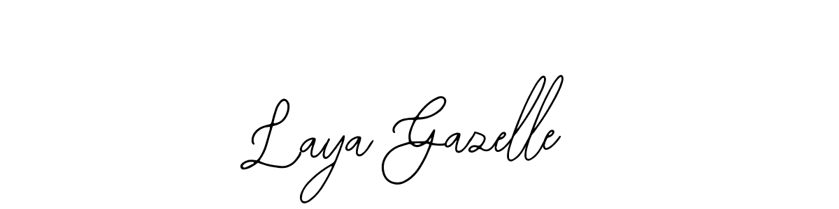 Design your own signature with our free online signature maker. With this signature software, you can create a handwritten (Bearetta-2O07w) signature for name Laya Gazelle. Laya Gazelle signature style 12 images and pictures png