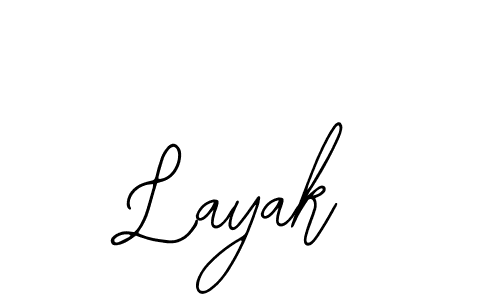 How to make Layak signature? Bearetta-2O07w is a professional autograph style. Create handwritten signature for Layak name. Layak signature style 12 images and pictures png
