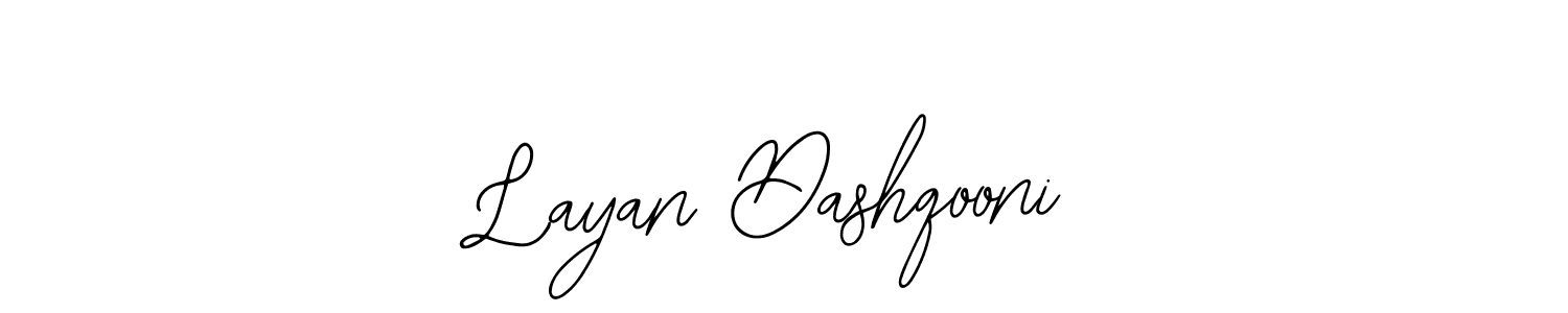 Design your own signature with our free online signature maker. With this signature software, you can create a handwritten (Bearetta-2O07w) signature for name Layan Dashqooni. Layan Dashqooni signature style 12 images and pictures png