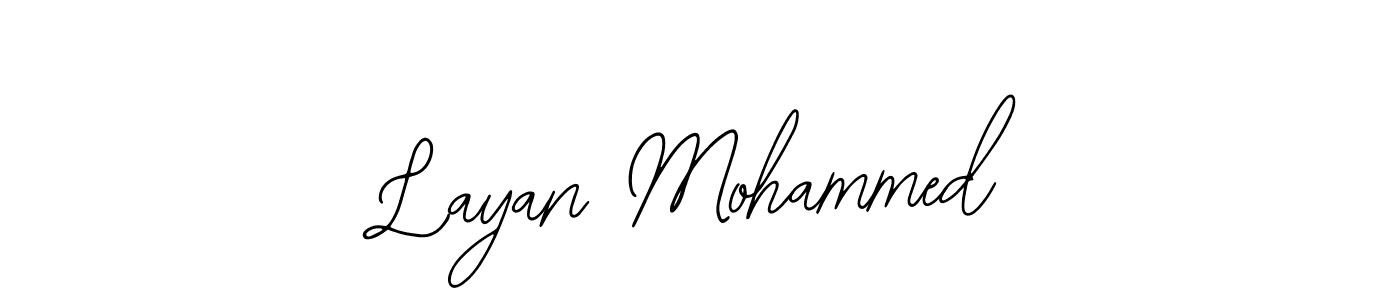 Make a beautiful signature design for name Layan Mohammed. With this signature (Bearetta-2O07w) style, you can create a handwritten signature for free. Layan Mohammed signature style 12 images and pictures png