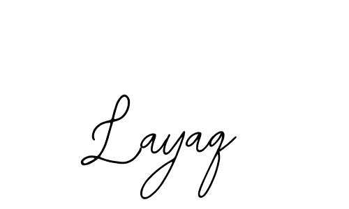 Design your own signature with our free online signature maker. With this signature software, you can create a handwritten (Bearetta-2O07w) signature for name Layaq. Layaq signature style 12 images and pictures png