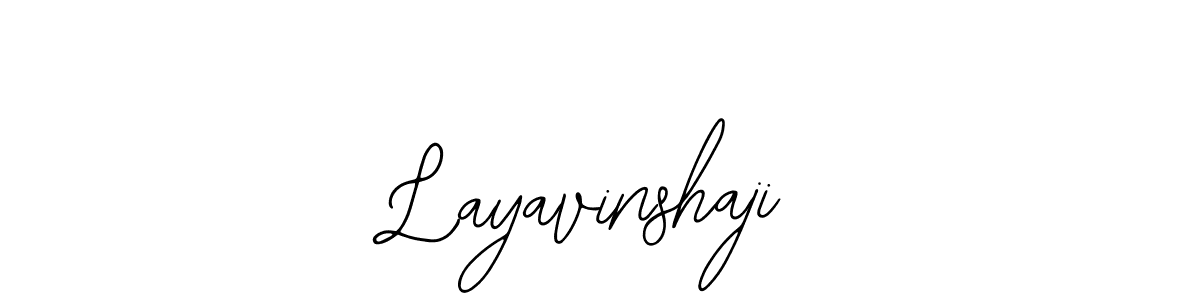 Design your own signature with our free online signature maker. With this signature software, you can create a handwritten (Bearetta-2O07w) signature for name Layavinshaji. Layavinshaji signature style 12 images and pictures png