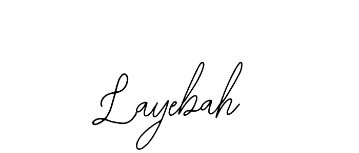 Create a beautiful signature design for name Layebah. With this signature (Bearetta-2O07w) fonts, you can make a handwritten signature for free. Layebah signature style 12 images and pictures png