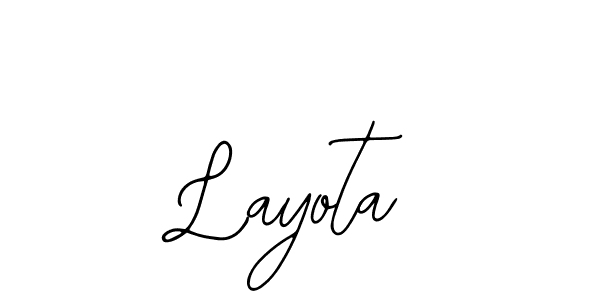 How to make Layota name signature. Use Bearetta-2O07w style for creating short signs online. This is the latest handwritten sign. Layota signature style 12 images and pictures png