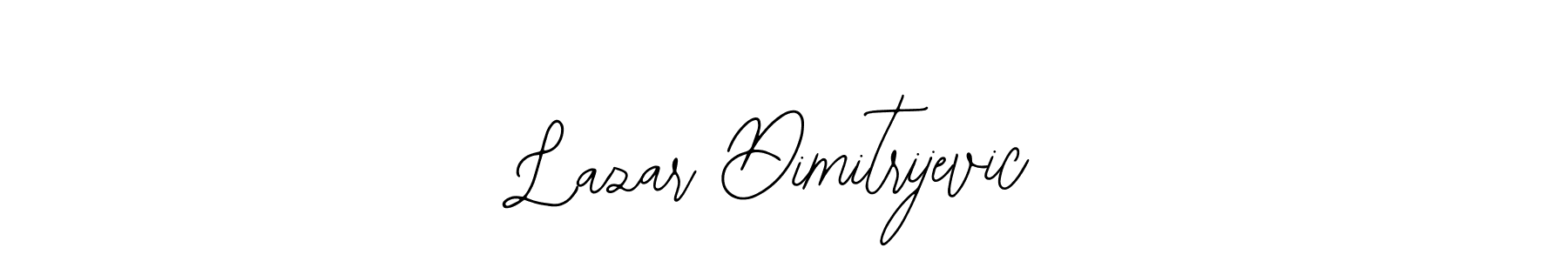 Bearetta-2O07w is a professional signature style that is perfect for those who want to add a touch of class to their signature. It is also a great choice for those who want to make their signature more unique. Get Lazar Dimitrijevic name to fancy signature for free. Lazar Dimitrijevic signature style 12 images and pictures png