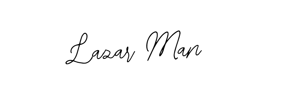 if you are searching for the best signature style for your name Lazar Man. so please give up your signature search. here we have designed multiple signature styles  using Bearetta-2O07w. Lazar Man signature style 12 images and pictures png