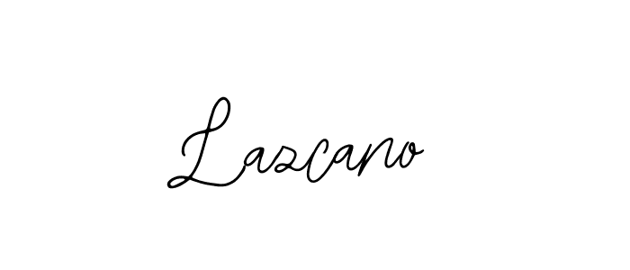 Bearetta-2O07w is a professional signature style that is perfect for those who want to add a touch of class to their signature. It is also a great choice for those who want to make their signature more unique. Get Lazcano name to fancy signature for free. Lazcano signature style 12 images and pictures png