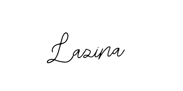 You should practise on your own different ways (Bearetta-2O07w) to write your name (Lazina) in signature. don't let someone else do it for you. Lazina signature style 12 images and pictures png