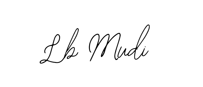 Design your own signature with our free online signature maker. With this signature software, you can create a handwritten (Bearetta-2O07w) signature for name Lb Mudi. Lb Mudi signature style 12 images and pictures png