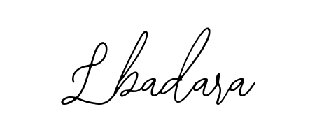 A classic penmanship look for Lbadara. The Bearetta-2O07w font brings timeless elegance and confidence to every signed document. Lbadara signature style 12 images and pictures png