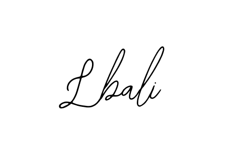 How to make Lbali name signature. Use Bearetta-2O07w style for creating short signs online. This is the latest handwritten sign. Lbali signature style 12 images and pictures png