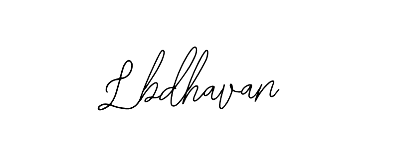 How to make Lbdhavan name signature. Use Bearetta-2O07w style for creating short signs online. This is the latest handwritten sign. Lbdhavan signature style 12 images and pictures png