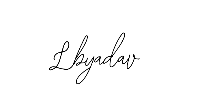 Create a beautiful signature design for name Lbyadav. With this signature (Bearetta-2O07w) fonts, you can make a handwritten signature for free. Lbyadav signature style 12 images and pictures png