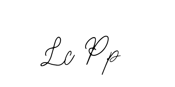 Use a signature maker to create a handwritten signature online. With this signature software, you can design (Bearetta-2O07w) your own signature for name Lc P.p. Lc P.p signature style 12 images and pictures png